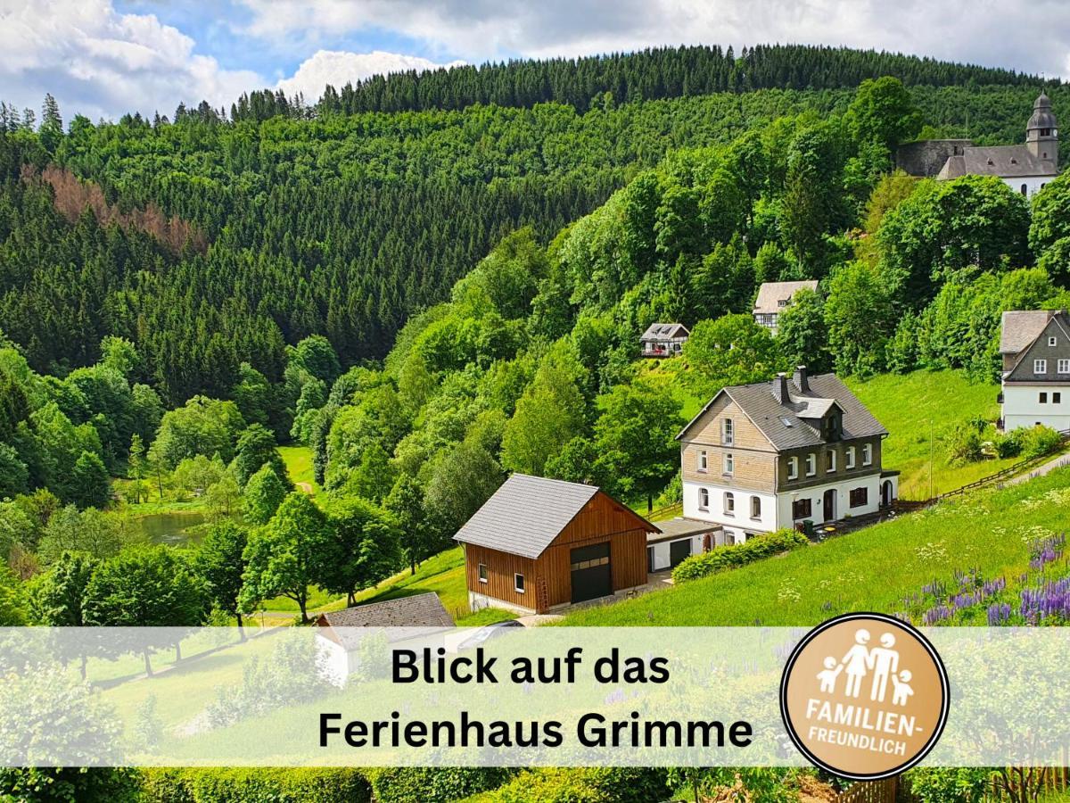 Ferienhaus Familienparadies: Indoor-Spielplatz, Pool und Sauna für 18 Personen Schmallenberg Exterior photo